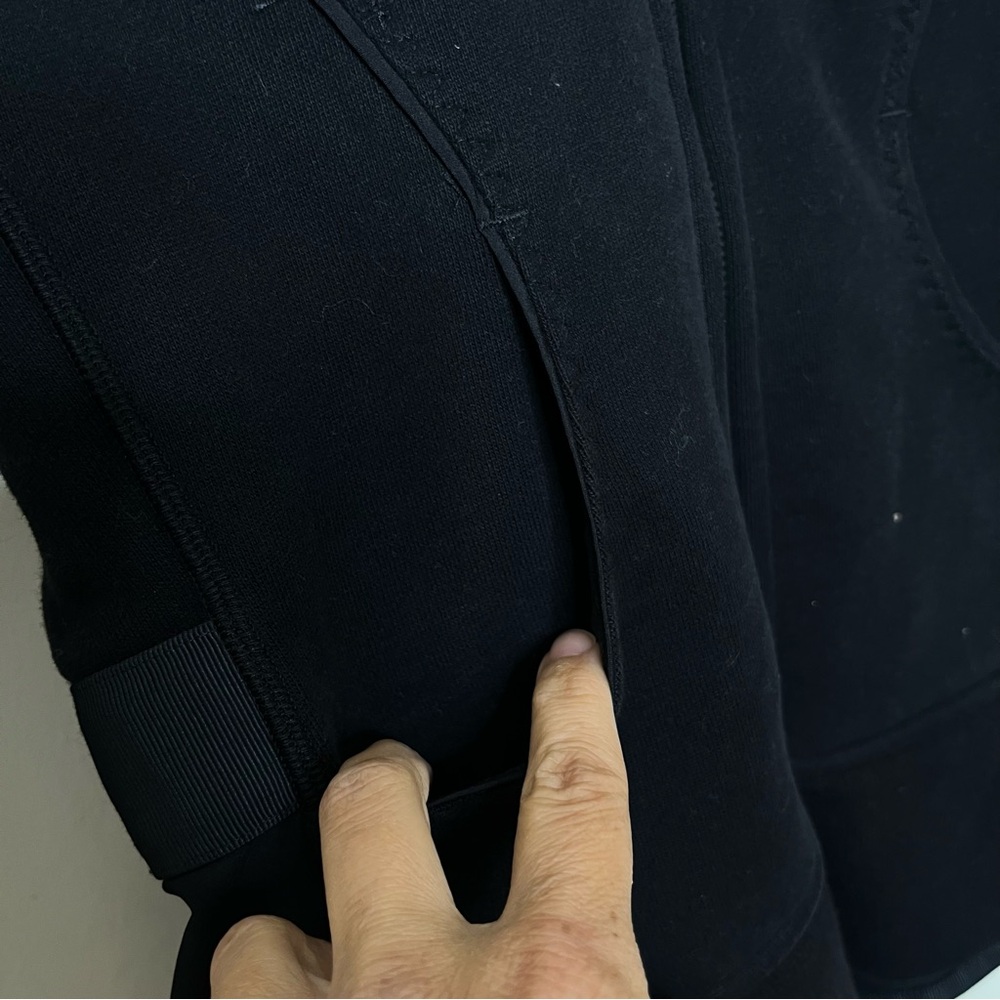 Lululemon Scuba Hiver Peplum Ruffle Hoodie Jacket - Picture 6 of 12